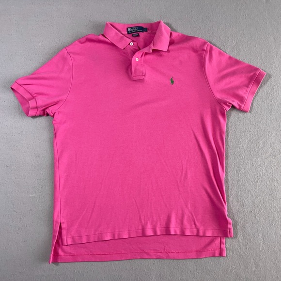 Polo Ralph Lauren Other - Polo Ralph Lauren Polo Shirt Men Large Pink Short Sleeve Classic Fit Preppy
